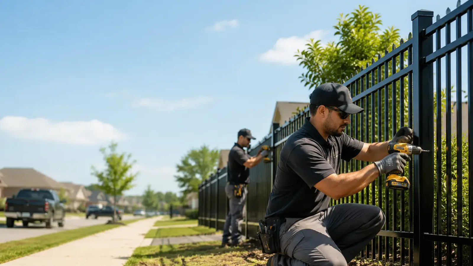 Metal Fence Installation in Cedar Springs, GA